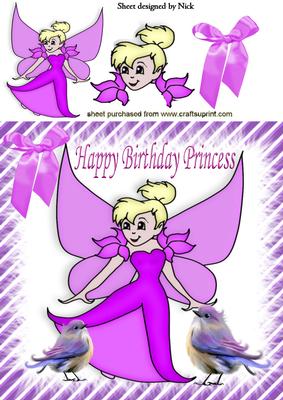 Little Princess with Little Birds