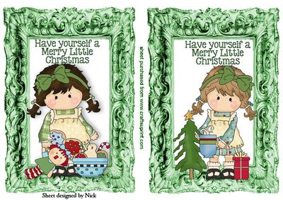 Have Yourself a Merry Merry Christmas Girl Toppers