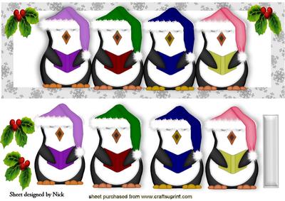 Four Singing Penguins with Holly Dl