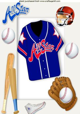 Allstar American T Shirt in Sports Frame A4