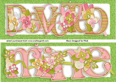 Devoted & Mine Floral Toppers Dl (green)