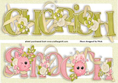 Cherish & Smooch Rose and Floral Toppers Dl