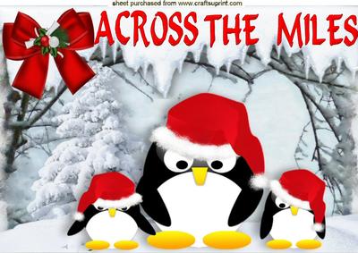 Across the Miles, Sleepy Penguins in the Snow A4