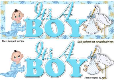 Baby Boy, Words for Christmas Dl