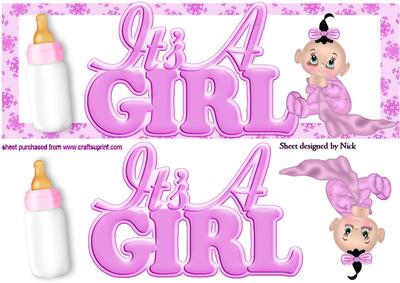 A Baby Girl, Words for Christmas Dl