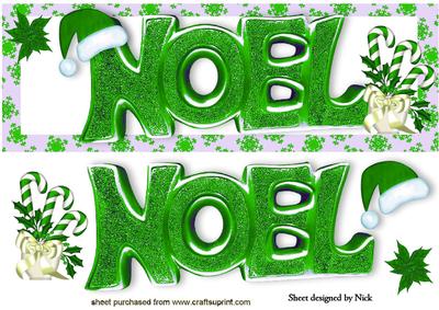 Green Noel Word Dl