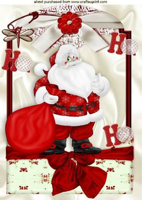 Here He is Ho! Ho! Ho! Here Comes Santa A4