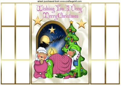 Twas the Night Before Christmas, French Gatefold