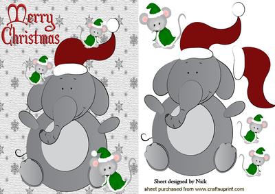 Who Said Elephants Are Afraid of Mice, There So Cute!