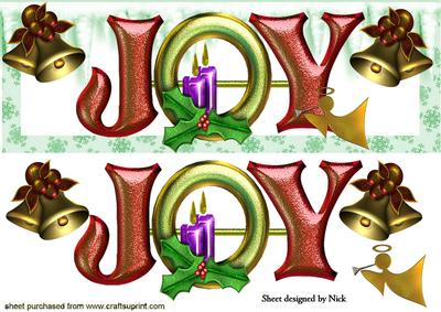 Joy What Its All About! for Christmas Lovely Dl