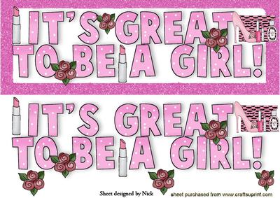 Its Great to Be a Girl! Love to Buy Pretty Things Dl