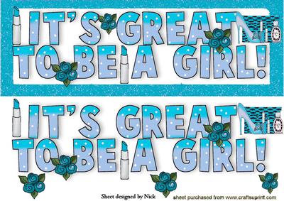 Its Great to Be a Girl Makeup in Turq Dl