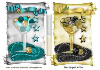 Let the Champagne Flow! Happy New Year Toppers