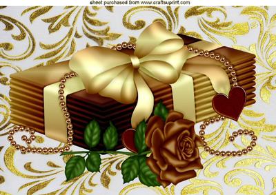 Love Letters! Secrets Tied Up in a Gold Bow A4