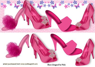 Elegant Pink Diamond Evening Shoes Dl