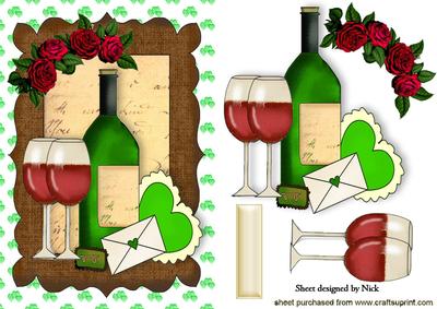 Roses and Wine for My Loved One!