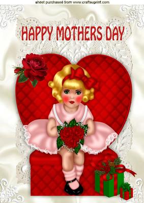 Roses for You Mum! on Mothers Day A4