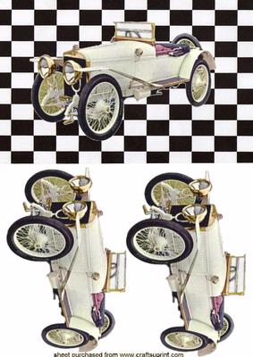 Lovely Classic Vintage Car on Eyecatching Background
