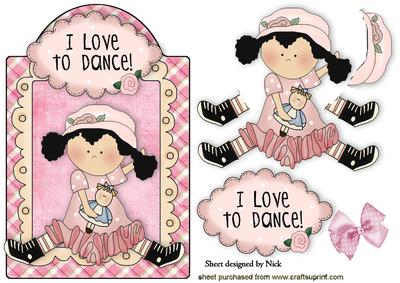I Love to Dance, Little Girl with Her Doll