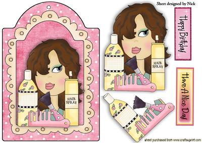 Makeup & Hair Girl with Accessories
