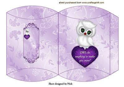 Owl Do Anything to Make You Mine, Pillow Box