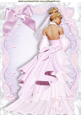 Pretty in Pink, with Big Pink Bow A4