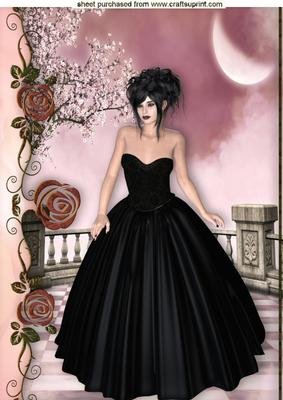 She's So Beautiful in Mystical Rose Frame A4