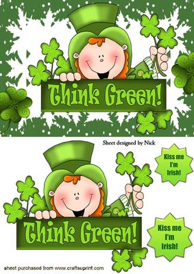 Jolly Leprechaun, on St Patricks Day