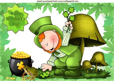 I Found Me a Pot of Gold! St Patricks Day A4