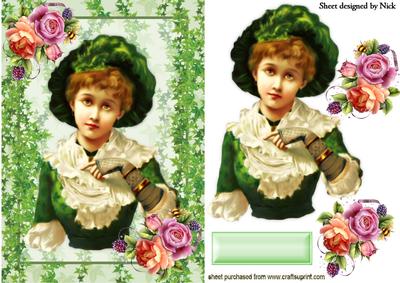 When Irish Eyes Are Smiling! Vintage Irish Lady