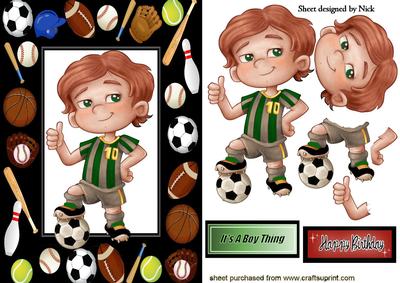 It's a Boy Thing! Crazy About Football