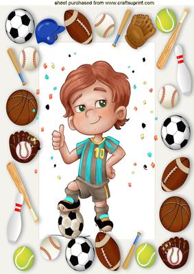 I Love Sport! I Love Football A4