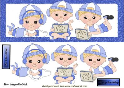 It's a Boy Thing , with Ipad, Mp3 Player Dl