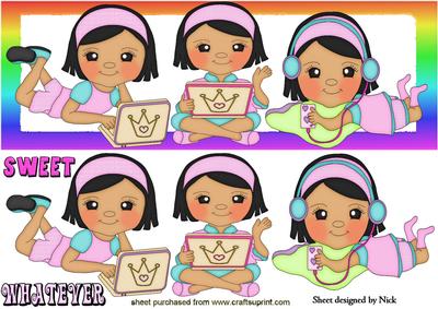 Sweet Girls with Attitude and Ipads Dl