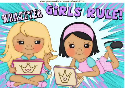 Girls Rule! with Ipads, Attitude A4