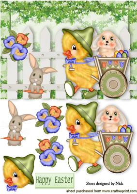 Trade You My Carrot for a Little Biddy Easter Egg!