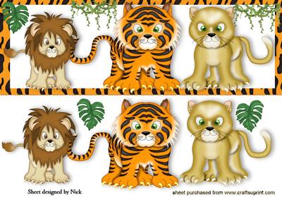 Cute Jungle Kitties Dl