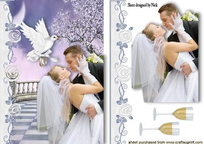 Darling! I Love You, Wedding Couple with Dove