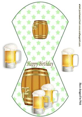 Nothing Like a Good Pint to Celebrate Wobble Card