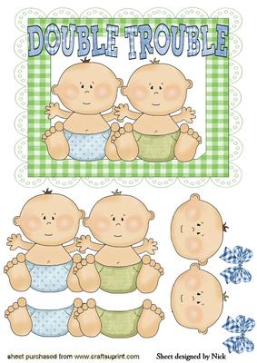 Twin Baby Boys, Double the Trouble