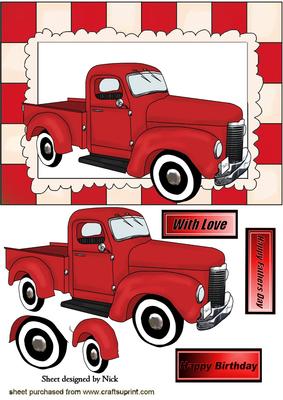 Red Vintage Truck