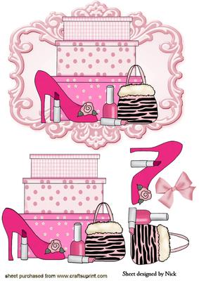 Ladies Accessories Shoes and Makeup