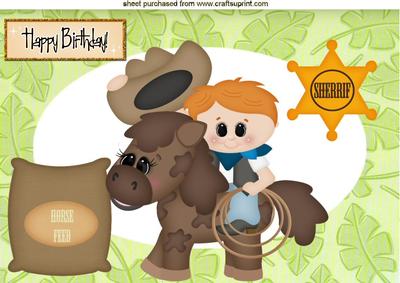Howdy! Sheriff Here, Horse Needs Feeding A4