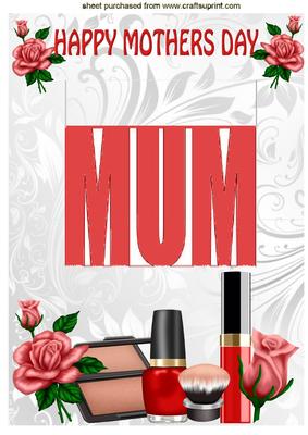 Mothers Day Makeup with Roses Pop Up