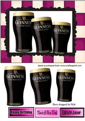 Pint of Guinness for the Ladies to Quench There Thirst