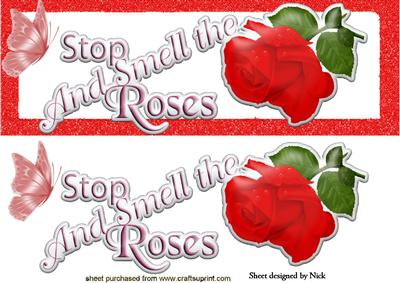 Stop and Smell the Roses Lovely Rose Dl