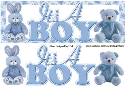 Blue Cuddly Toys for a Baby Boy Dl