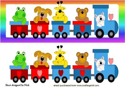 All Aboard the Animal Train Dl