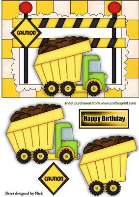 On a Construction Site with Dumper Truck