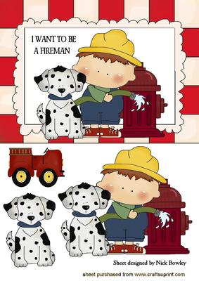I Want to Be a Fireman, with Little Dog